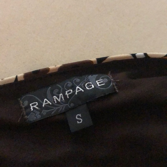 Brown Printed Rampage Dress - Picture 7 of 7